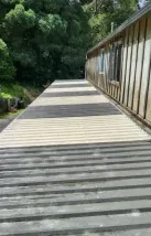 The same iron roof after cleaning